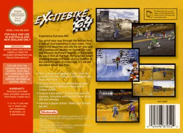 Excitebike 64 (USA) (Demo) (Kiosk) box cover back